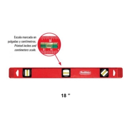 NIVEL DE ALUMINIO DE 18 45cm