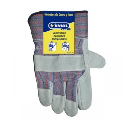 GUANTES DE CUERO Y LONA UNISIL