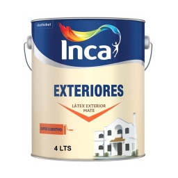 EXTERIORES INCA BLANCO 4L