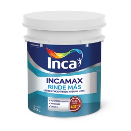 LATEX INTERIOR LAVABLE INCAMAX RINDE MAS BLANCO 20LT