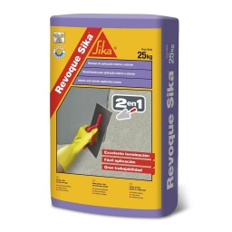 REVOQUE 2 EN 1 SIKA 25Kg