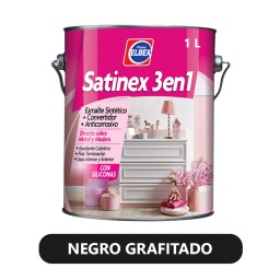 SATINEX 3 EN 1 NEGRO GRAFITADO 1LT ELBEX