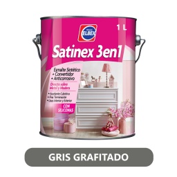 SATINEX 3 EN 1 GRIS GRAFITADO 1LT ELBEX