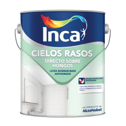 CIELOS RASOS DIRECTO S/HONGOS 4LT INCA