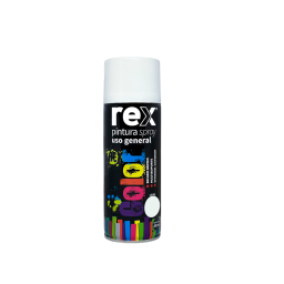 SPRAY GENERAL BLANCO BRILLANTE 400ml REX