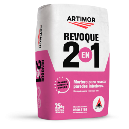 REVOQUE 2 EN 1 ARTIMOR 25kg