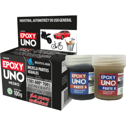 EPOXI UNO 100gr 2 COMPONENTES NEGRO