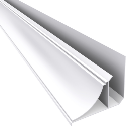 MOLDURA MEDIACAA PVC BLANCO 6mt