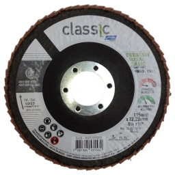 DISCO FLAP 115x22.23mm G120 CLASSIC p/METAL