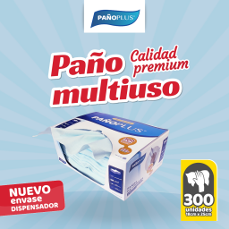 PANOPLUS CLASSIC BLANCO,CELESTE, AZUL O VERDE 1kg 18x25cm