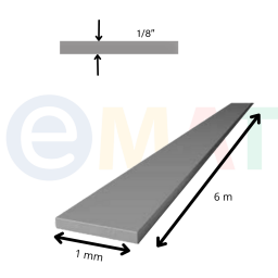 PLANCHUELA 1/8 X 1 6M