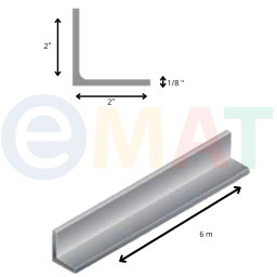 ANGULO 1/8" X 2" 6M