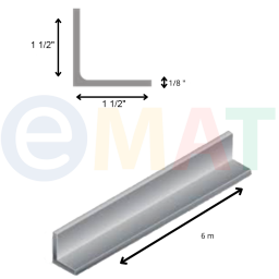 ANGULO 1/8" X 1 1/2" 6M