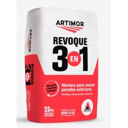 REVOQUE 3 EN 1 ARTIMOR 25kg