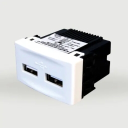 MODULO CARGADOR USB DOBLE 2A KALOP BLANCO KL40490