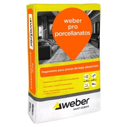ADHESIVO WEBER PRO PORCELLANATOS 25kg