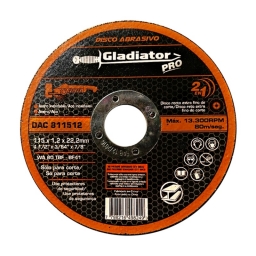 DISCO CORTE 4 1/2 ESP 1.2mm GLADIATOR DAC811512