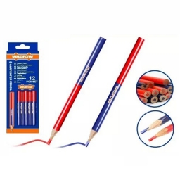 LAPIZ CARPINTERO AZUL Y ROJO WADFOW WMQ2512 x unidad