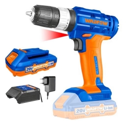 TALADRO ATORNILLADOR C PERCUTOR 20V C BAT Y CARG WADFOW WCDP521