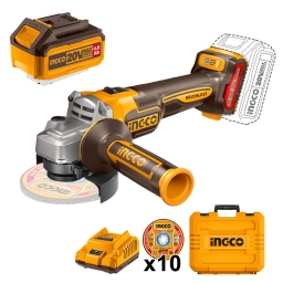 SET AMOLADORA A BATERIA 20V BL + VALIJA INGCO CAGLI211541