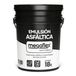 EMULSION ASFALTICA 18kg MEGAFLEX