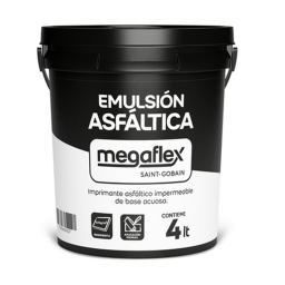EMULSION ASFALTICA 4kg MEGAFLEX