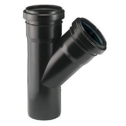 TEE PPL 110X63 45* MH DURATOP NEGRO