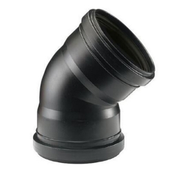 CODO PPL 63 A 45* HH DURATOP NEGRO