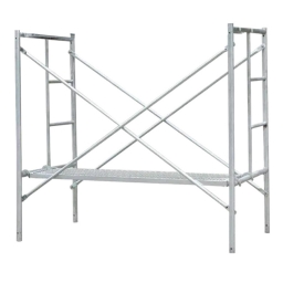 ANDAMIO COMPLETO HABILITADO 240x121.9x193cm (2 parantes+2 crucetas) - EMAT