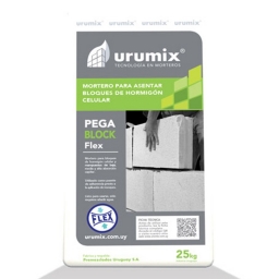 ADHESIVO HCCA PEGA BLOCK FLEX 25kg URUMIX