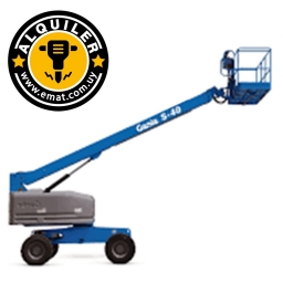 ALQUILER X DIA PLATAFORMA TELESCOPICA 14M DIESEL GENIE S40