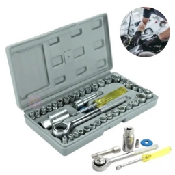 JUEGO DE DADOS 40 PZAS CVALIJA AIWA 4MM-17MM G-898