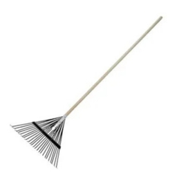 ESCOBILLA DE DE JARDIN METALICA 24 DIENTES 135 CM WOKIN 578124