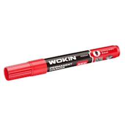 MARCADOR BOLIGRAFO ROJO 145X15 MM WOKIN 359002