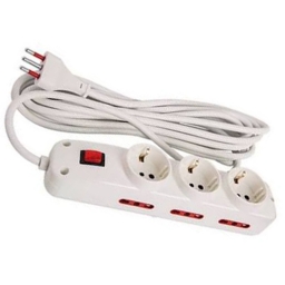 ALARGUE 3 SCHUKO Y 6 EN LINEA X3M
