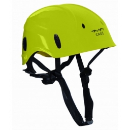 CASCO TRABAJO EN ALTURA AMARILLO FLUO BARB 4PTOS CLIMAX CADI