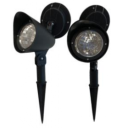 FOCO SPOT SOLAR DE JARDIN LUZ VERDE 0.1W SOL_209 xunidad