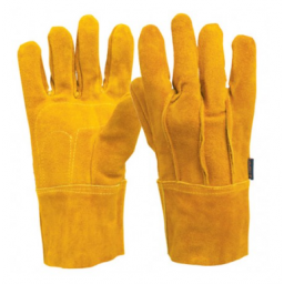 GUANTES CUERO CORTO PUO SEGURIDAD 9cm TALLE G TRUPER GU-535