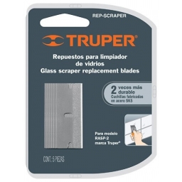 REPUESTO p/RASPADOR PINTURA RASP1-2-3 (5 uni) TRUPER REP-SCRAPER