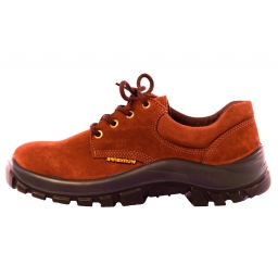 ZAPATO DE CUERO TOP NOBUCK MARRON PTA PLASTICA T41 WORKSAFE