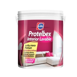 PINTURA PROTELBEX INTERIOR BLANCA 4LT ELBEX