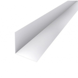 MOLDURA L PVC BLANCO 6mt