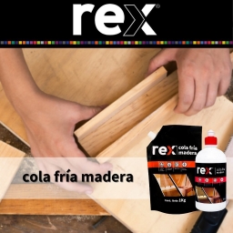 COLA FRIA p/MADERA 500gr REX REX30310