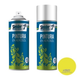 43207350 PINTURA AEROSOL 400ML SLENDER AMARILLO FLUOR