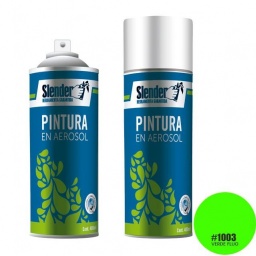 43207360 PINTURA AEROSOL 400ML SLENDER VERDE FLUOR