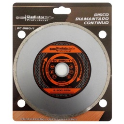 DISCO DIAMANTADO CONTINUO 7 180x22mm GLADIATOR DC8180/1