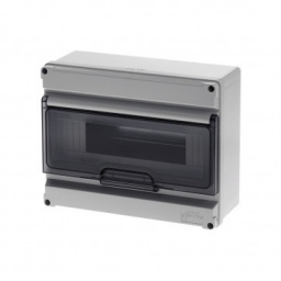 TABLERO EXTERIOR CPUERTA TRANSP. STANCO IP 65 12 MOD.