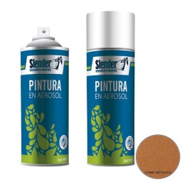 43207310 PINTURA AEROSOL SLENDER 400ML PINT Y EXT COBRE METALICO