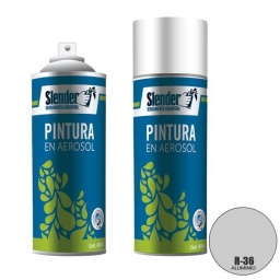 43207280 PINTURA AEROSOL SLENDER 400ML P/INT Y EXT ALUMINIO