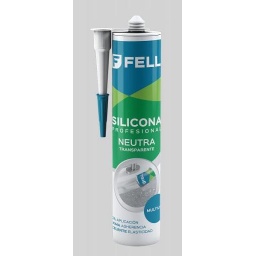 SILICONA FELL NEUTRA TRANSPARENTE DE 280ml